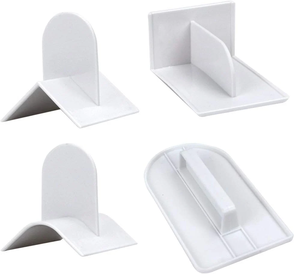 Healthy 4pcs Fondant Icing Smoother Polisher for Cake Decoration Sugarcraft Scraper Paddle Tool Effective