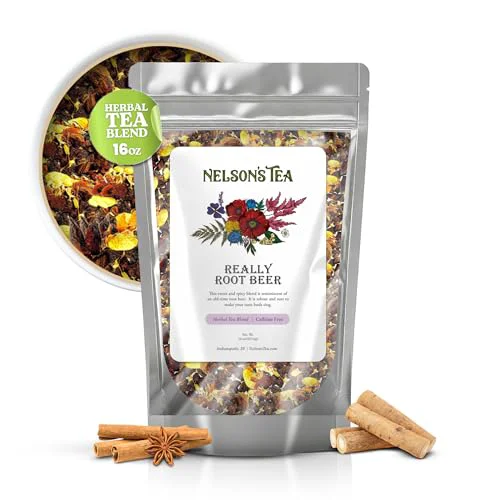 Sustainable ly Root Beer Sarsaparilla Loose Leaf Tea 16 Ounce Clean