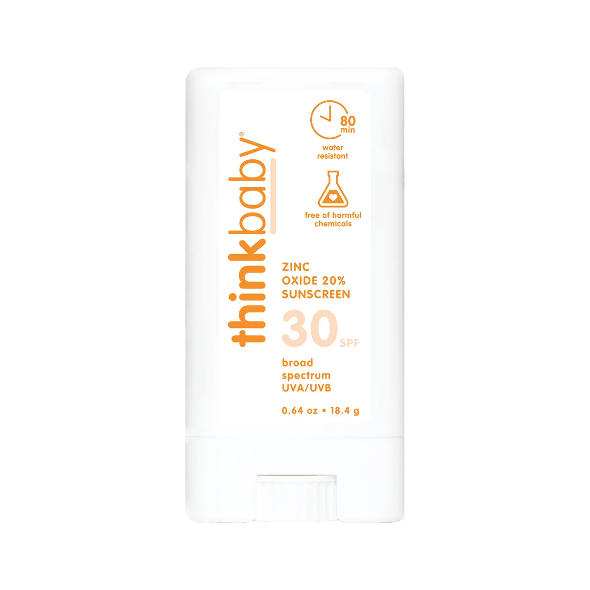Minimalist thinksun thinkbaby Face Body Sunscreen Stick SPF 30 Original Design