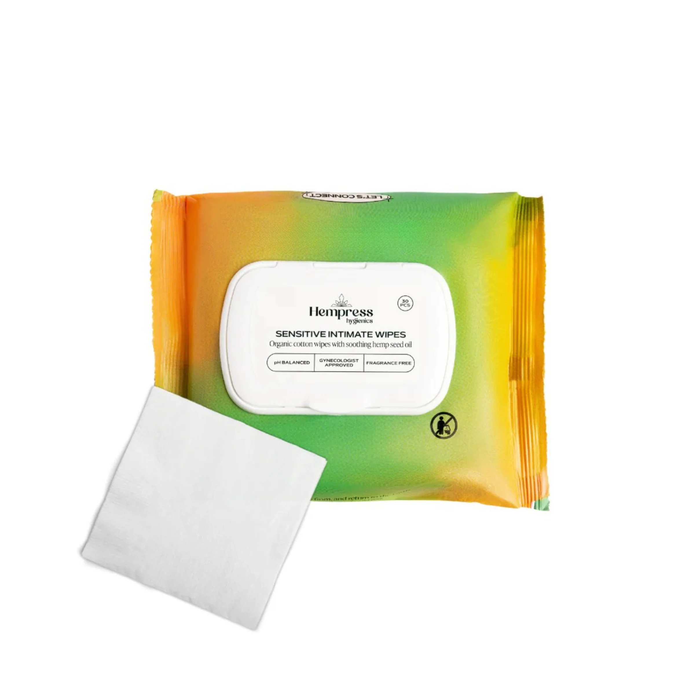 High-Quality Hempress Hygienics Sensitive Intimate Wipes Advanced