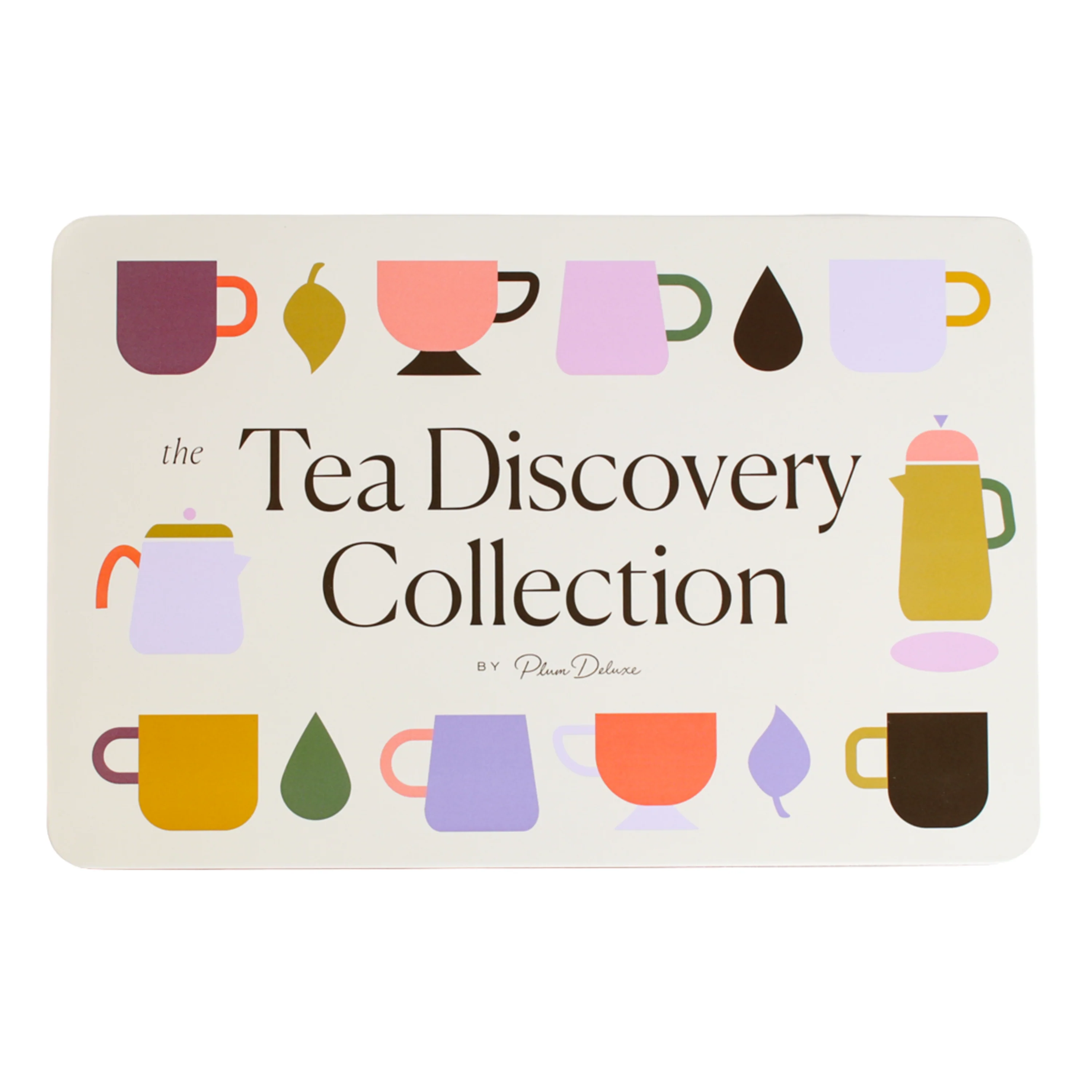 Fashionable Plum Deluxe Tea Gift Tin - Tea Discovery Easy-to-Use