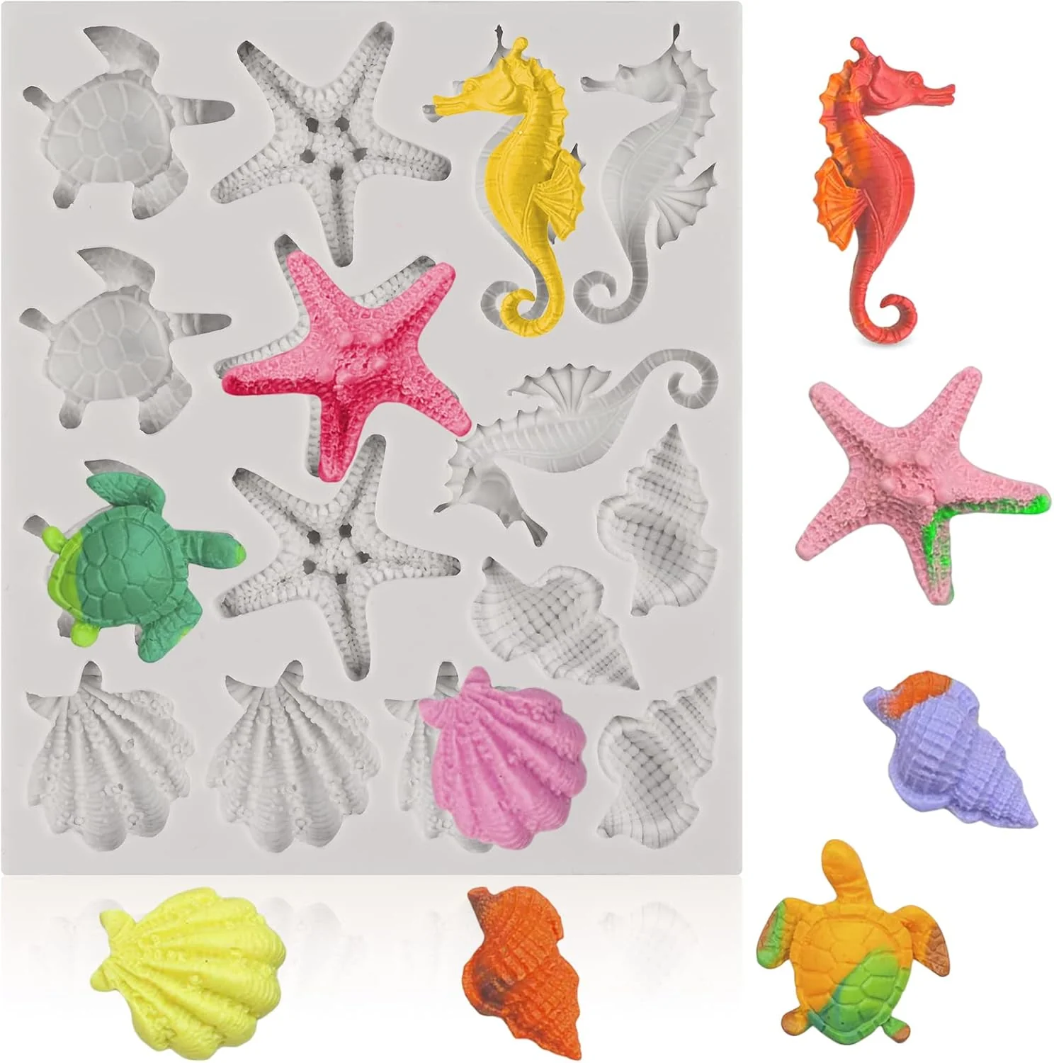 Smooth Marine Fondant Molds Effective