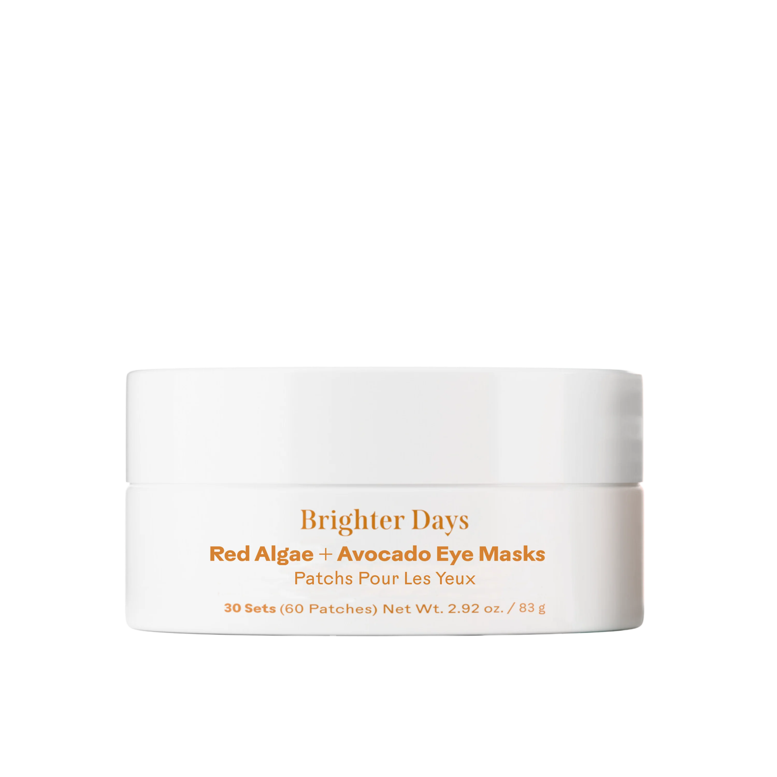 Natural Three Ships Brighter Days Red Algae Avocado Eye Mask Crafted