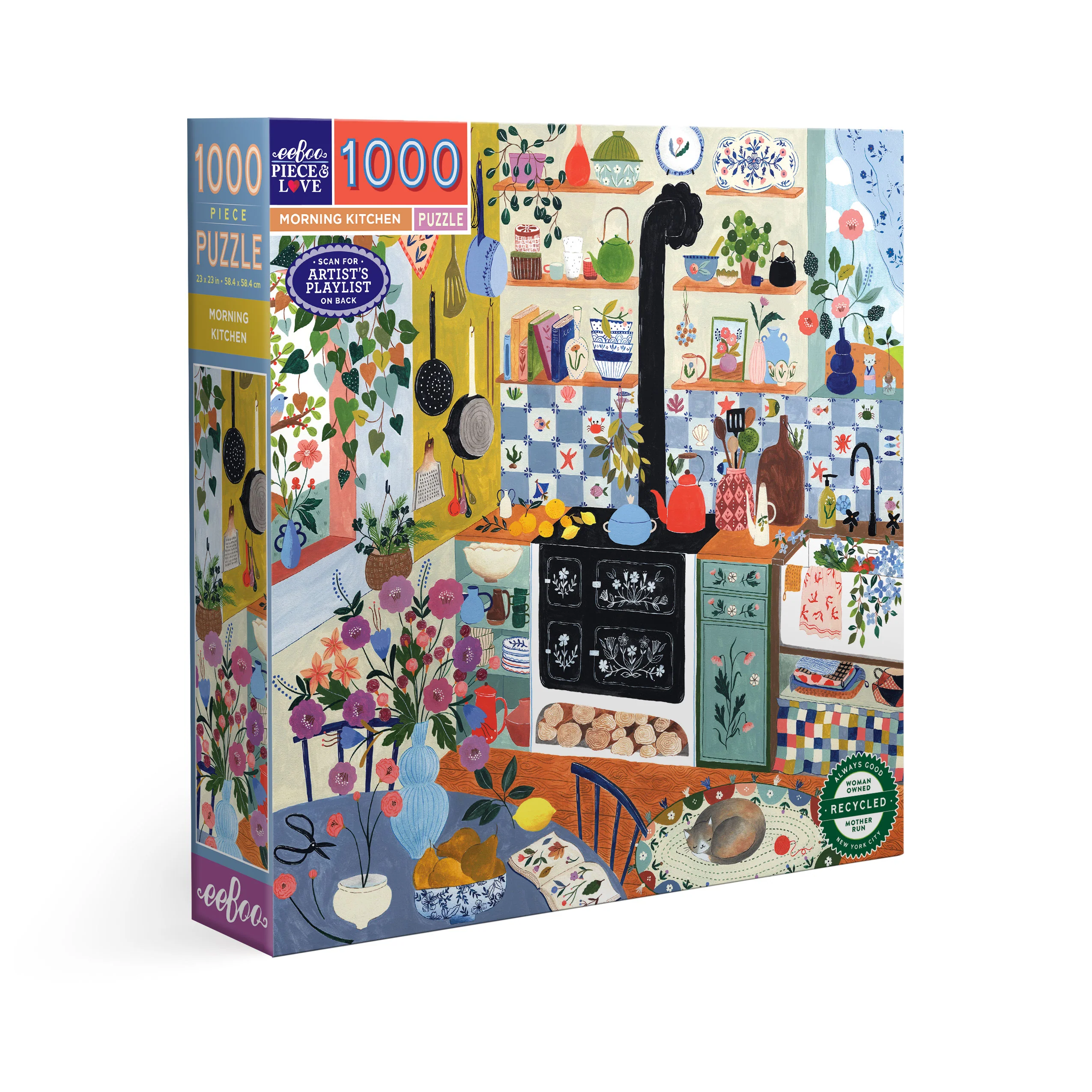Healthy eeBoo Piece Love Morning Kitchen 1000 Piece Puzzle Fast