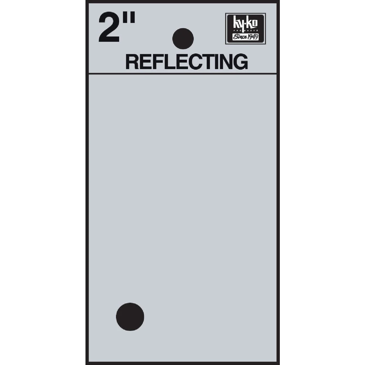 Solid Hy-Ko 2 In. Vinyl Adhesive Symbol Period Specialty