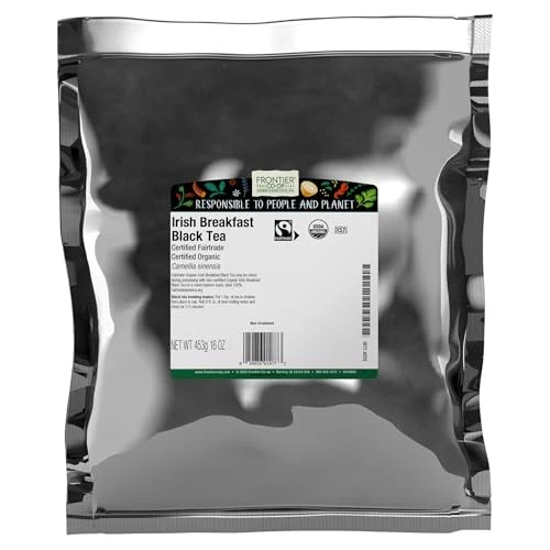 Classic Organic Fair Trade Irish Breakfast Tea 16 Ounce Safe