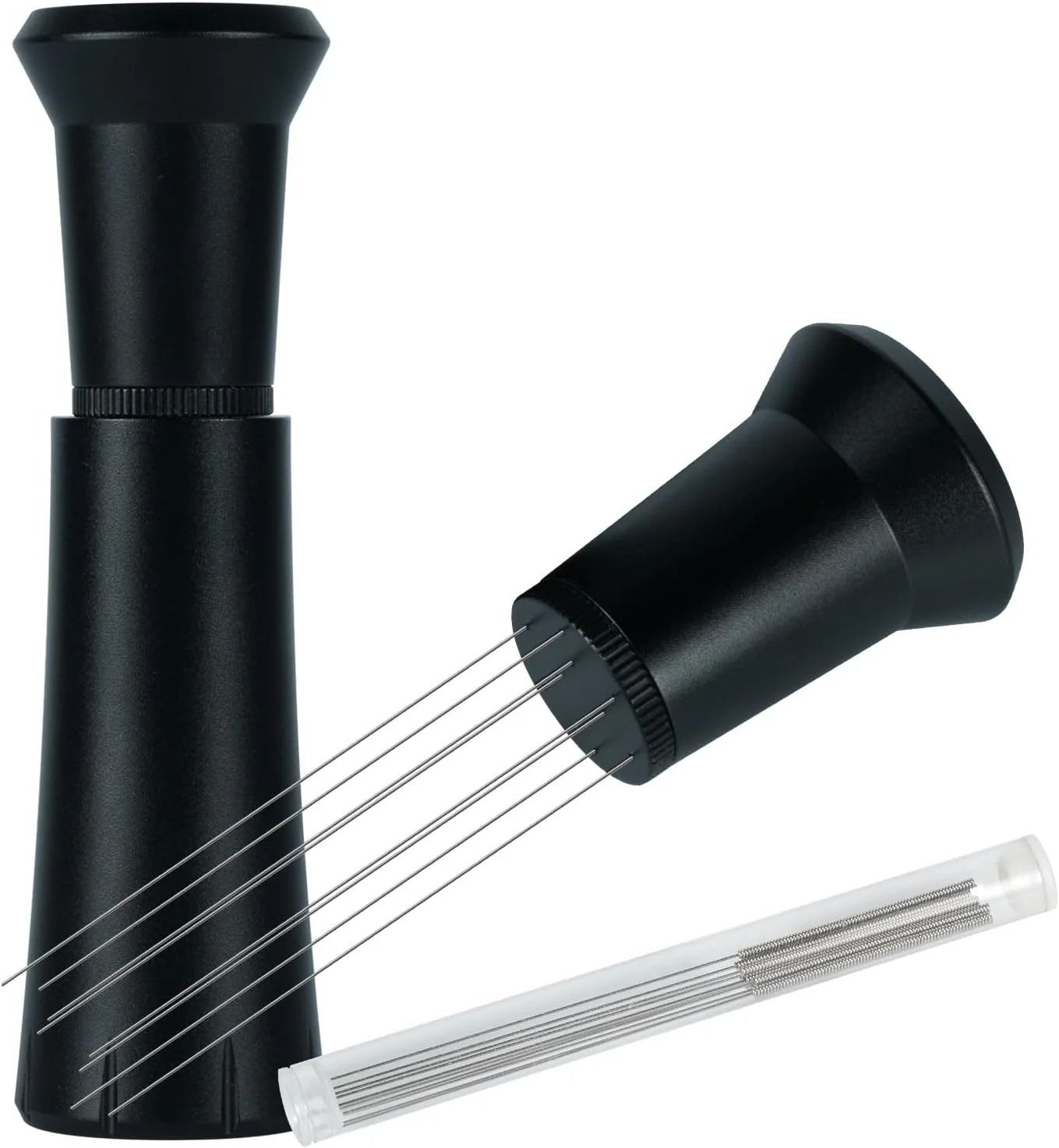 Professional WDT Tool Espresso Distribution Tool with 10 0.25mm Stainless Steel Needles Long-Lasting