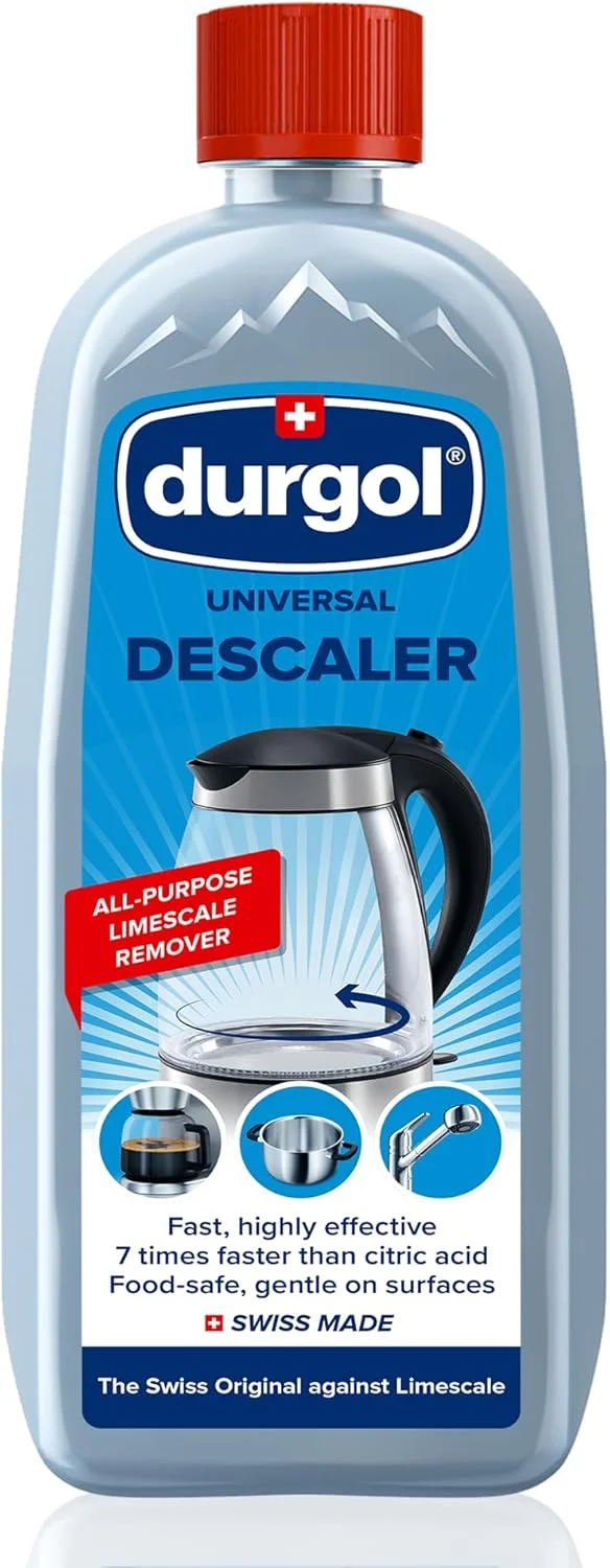 Artisan Durgol Universal Multi-Purpose Descaler and Decalcifier for Household Items 16.9 Fluid Ounces Blue Minimalist