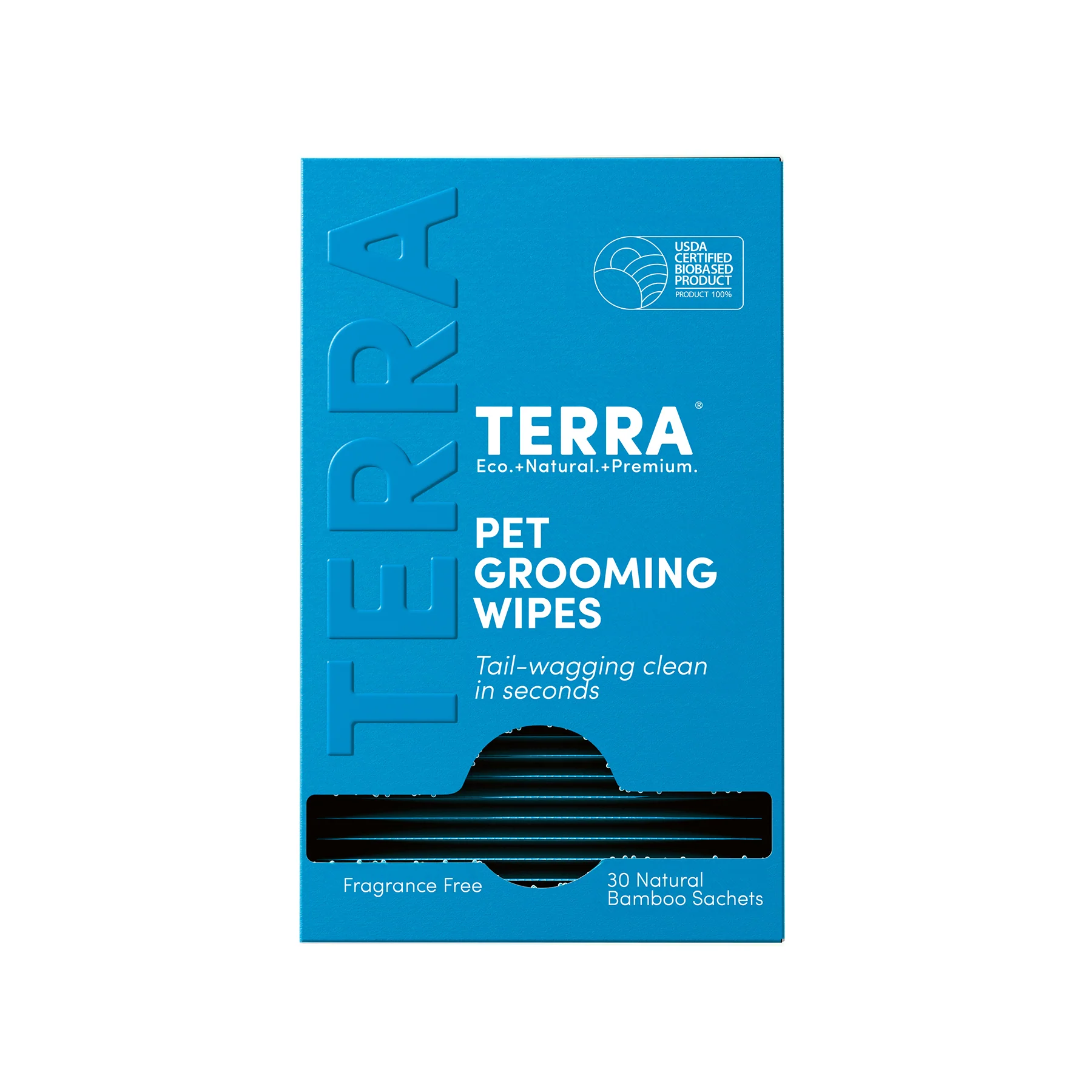 Exclusive Terra Pet Grooming Wipes Fragrance Gentle Hydrating Individually Wrapped Stylish