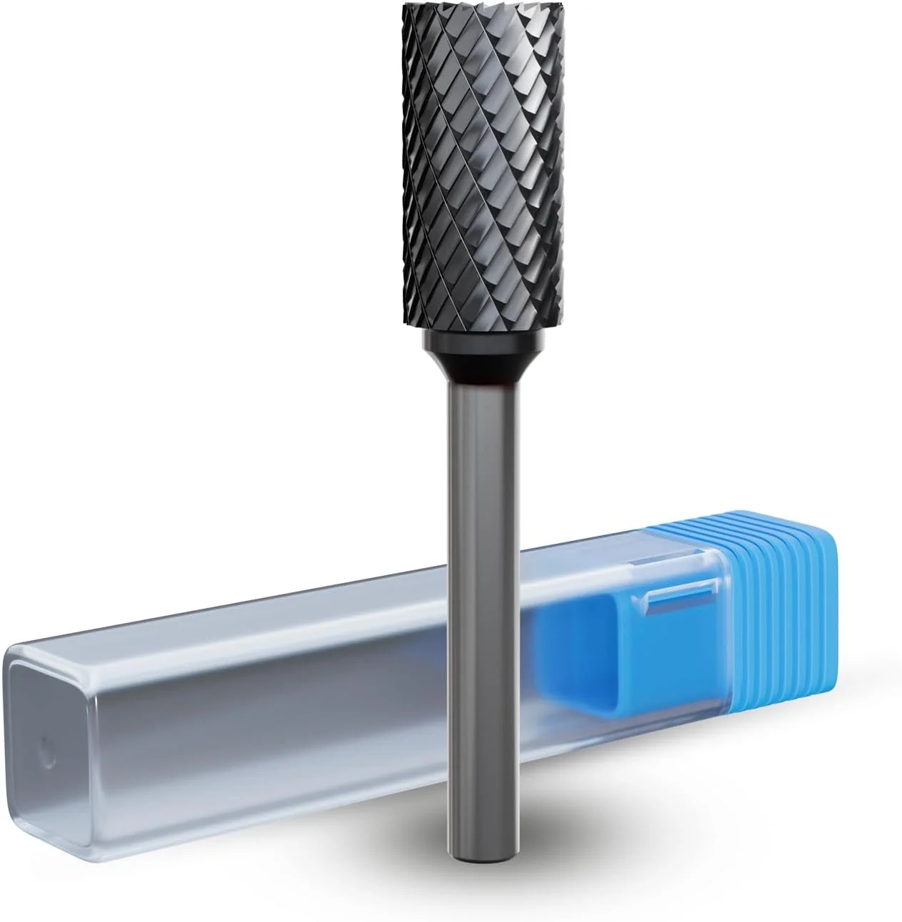 Practical Catito Cylinder End Cut Die Grinder Bit Cut Carbide Rotary Burr for Steel Wood and Metal Working Engraving polishing and Cleaning