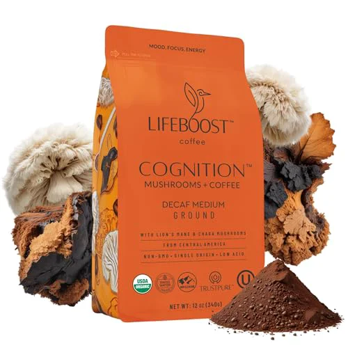Consistent Cognition Decaf Focus Coffee for Calm Energy 12 Ounce Trendy