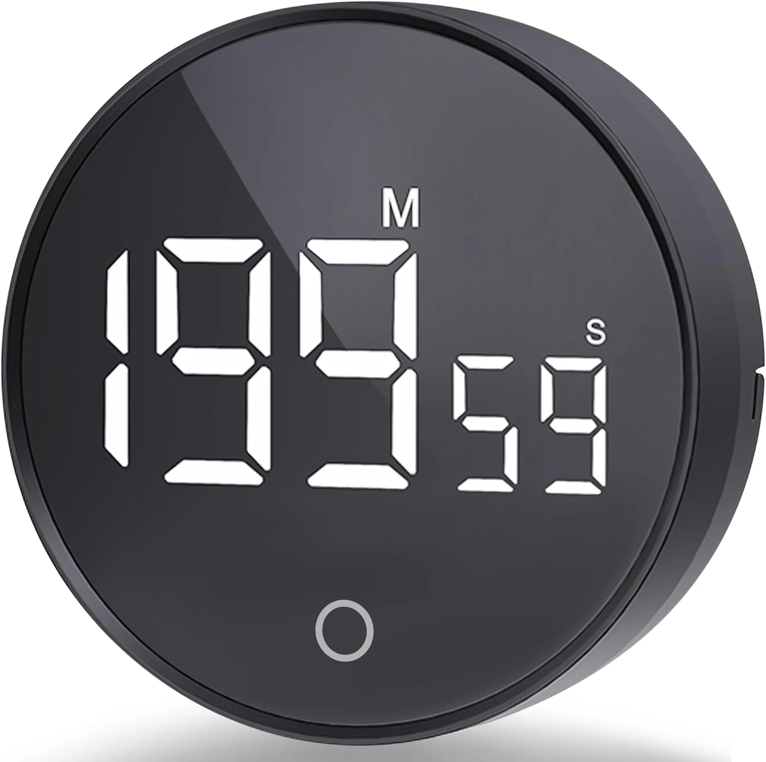 Pure Digital Kitchen Timers Visual timers Magnetic Countdown Countup Smart Timer Large LED 200 Minutes Display Volume Adjustable for Cooking Fitness Carefully Designed