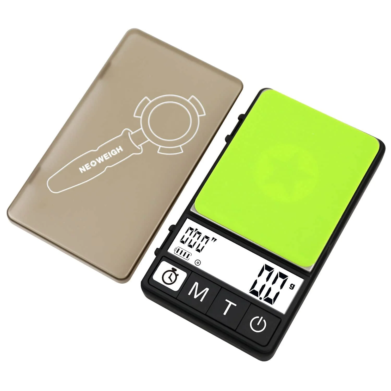Lightweight Latest Version Espresso Scale with Timer 1000g x 0.1g Official