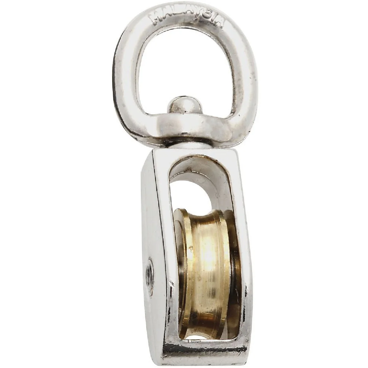 Comfortable National 3201 1 In. O.D. Single Swivel Eye No-Rust Rope Pulley Natural