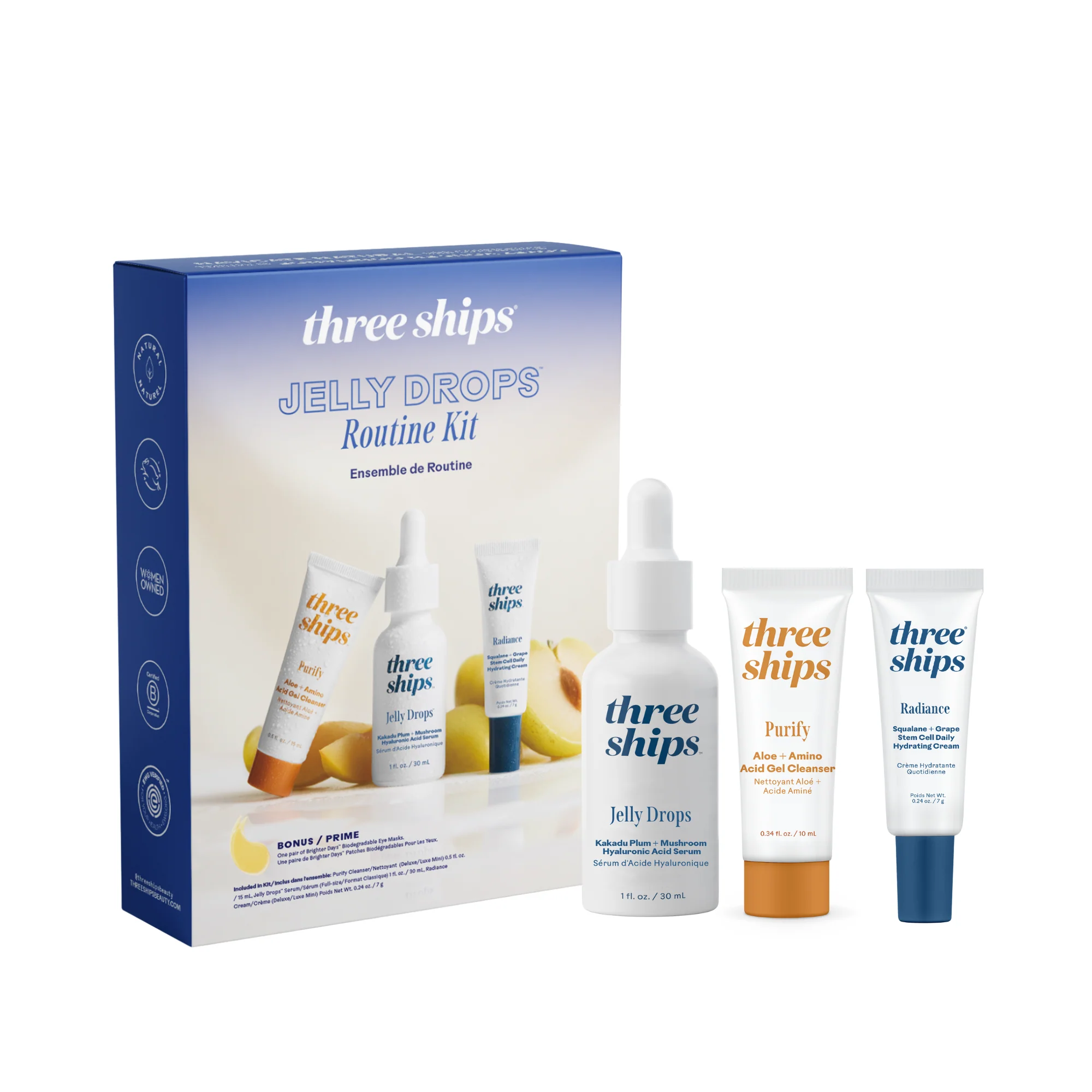 Specialty Three Ships Jelly Drops Routine Kit Comfortable