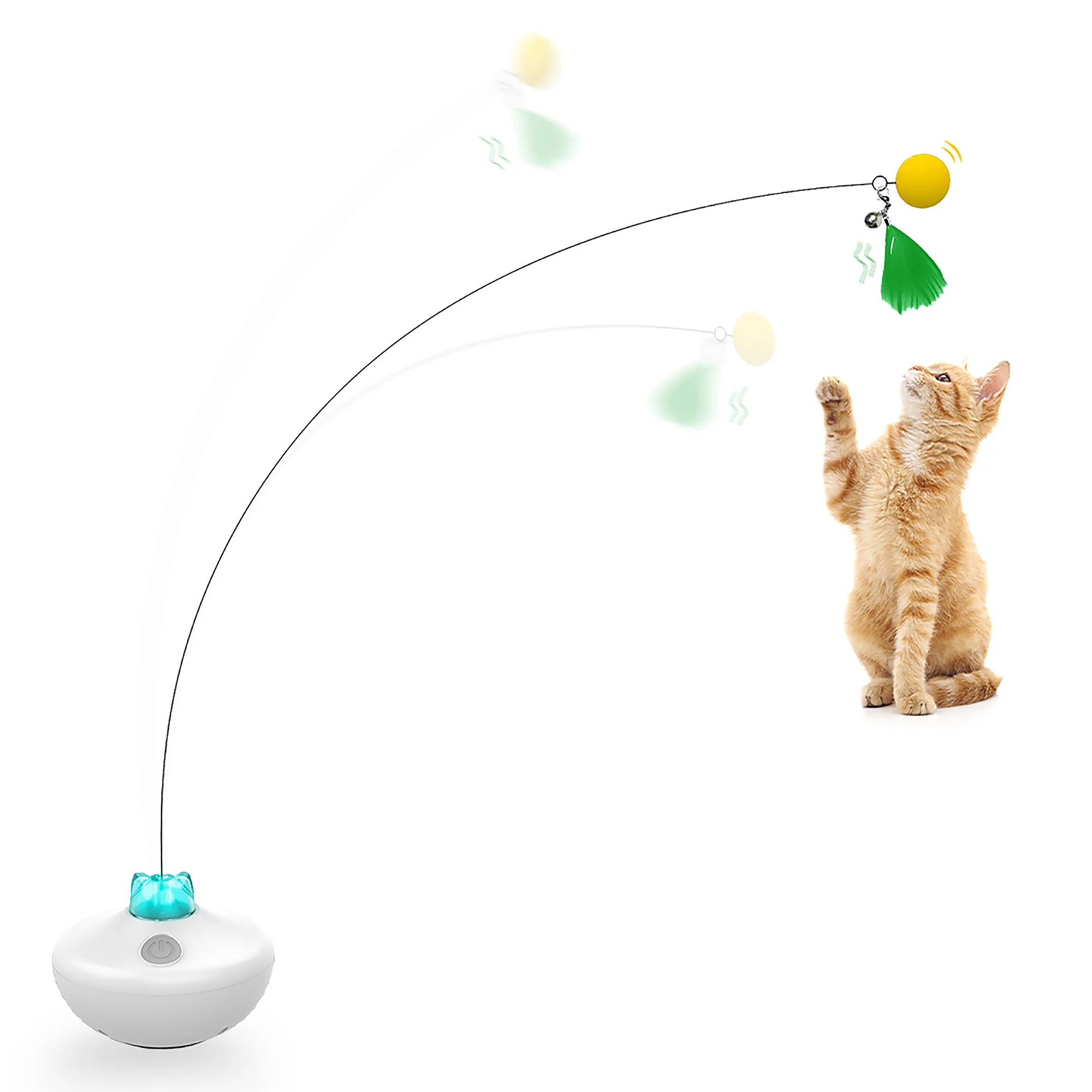 Excellent PawsPik® Interactive Rechargeable Exercise Tumbler Cat Toy Eco-Friendly