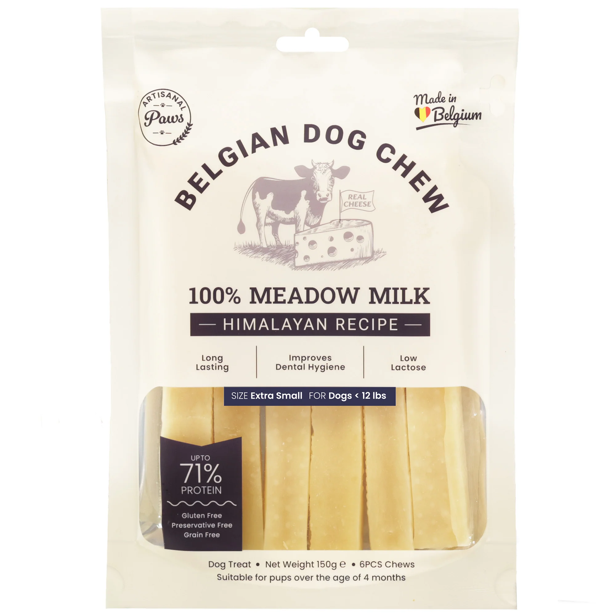 Genuine Artisanal Paws™ Belgian Dog Chew Sticks Superior