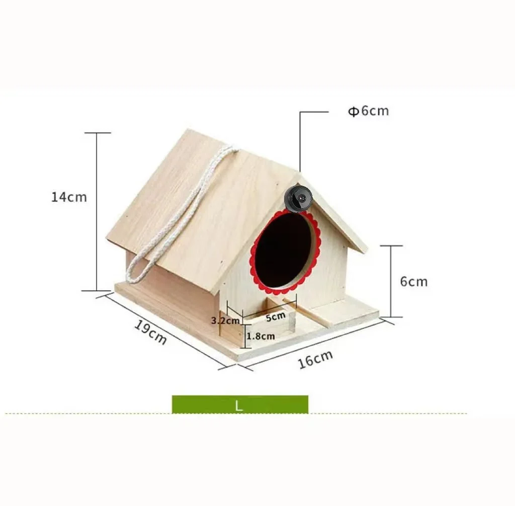 Functional Factory custom APP remote control outdoor smart camera with night vision bird house OEM Sophisticated