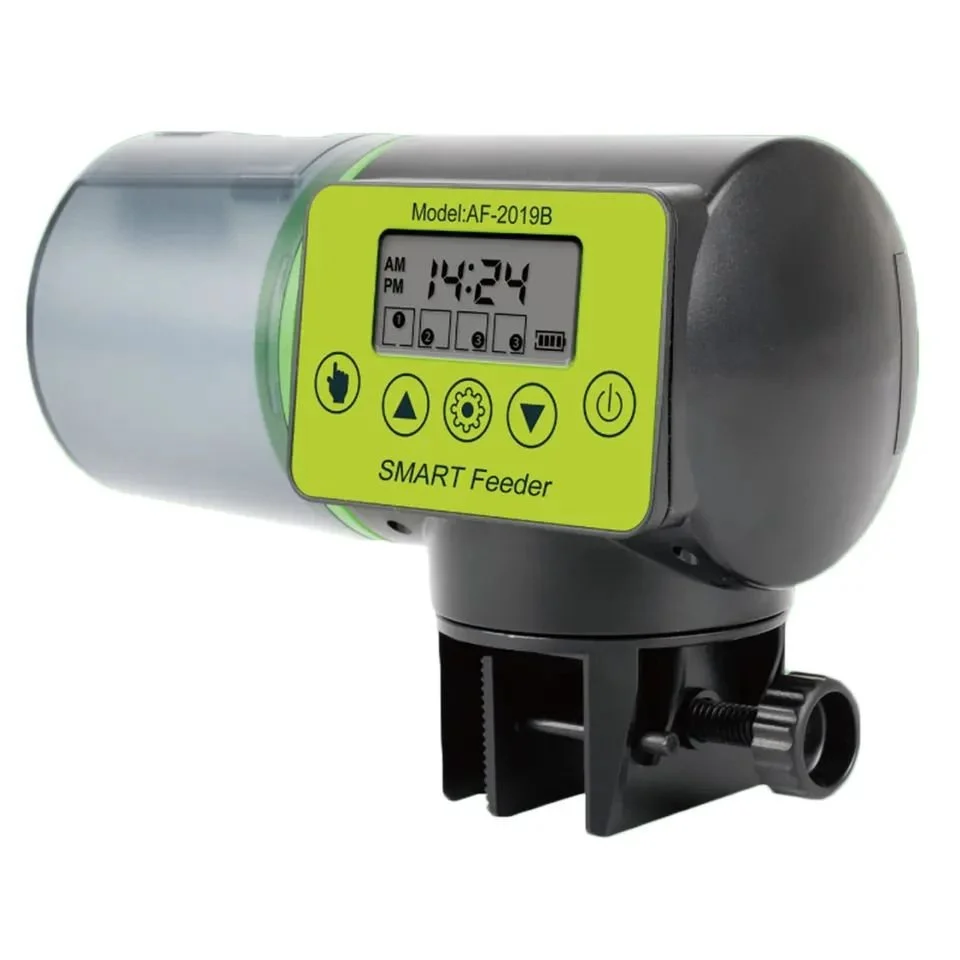 Selected Whole Automatic Fish Feeder Timer Feeder Food Feeding Dispenser Suitable for Fish Tank AF-2019B 200ml Reliable