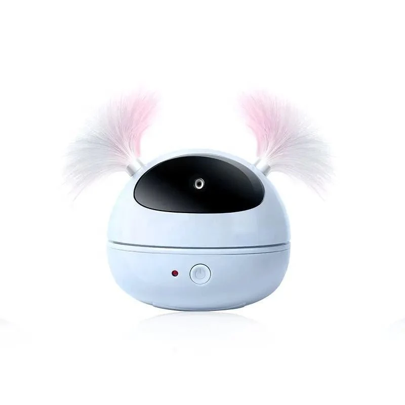 Original Smart Electric IQ Training Interactive Feather Toys Auto Rotating Funny Cat Stick Cat Laser Toy Factory Elegant