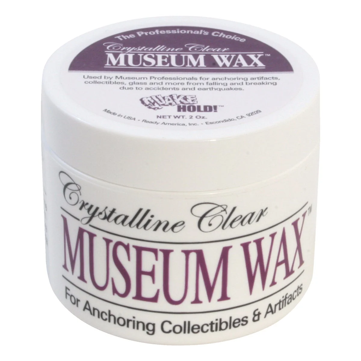 Soft Quake Hold 2 Oz. Museum Wax Premium Material