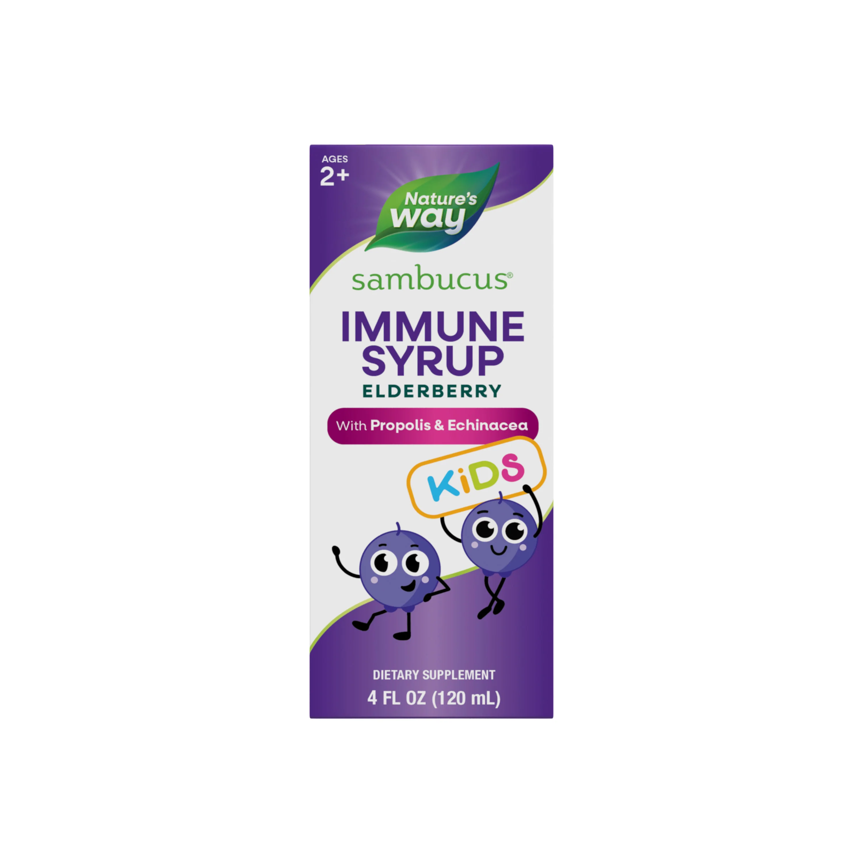 Comfortable Nature's Way Sambucus Immune Syrup for Kids Crafted
