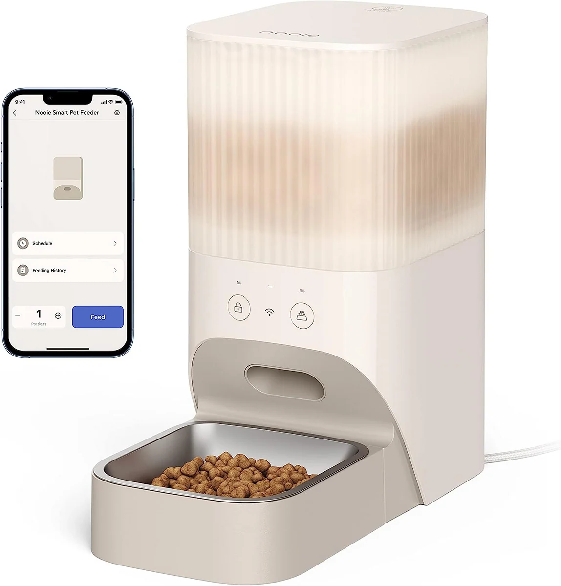 Premium Material Manufacturer Timing cat feeder with APP control dog food dispenser with portion control WiFi smart automatic pet bowl Proven