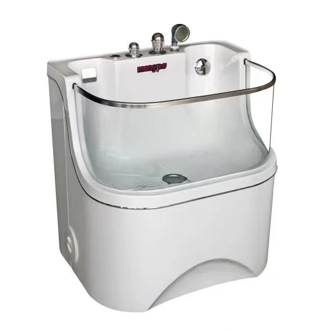 High-Performance Factory direct acrylic pet grooming bathtub luxury -standing indoor cat dog SPA washing bathtub Environmentally Friendly