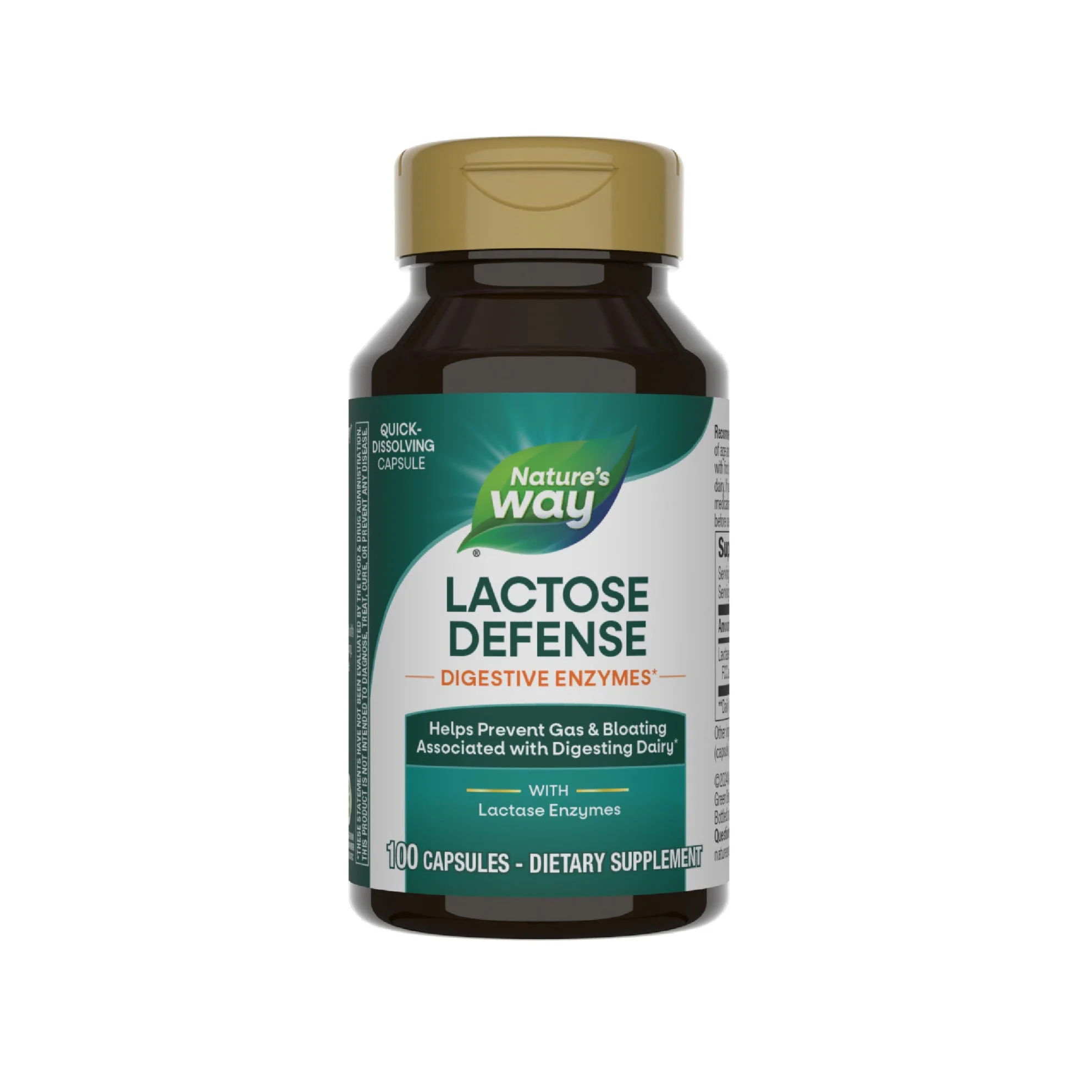 Specialty Nature's Way Lactose Defense Digestive Enzymes Trusted