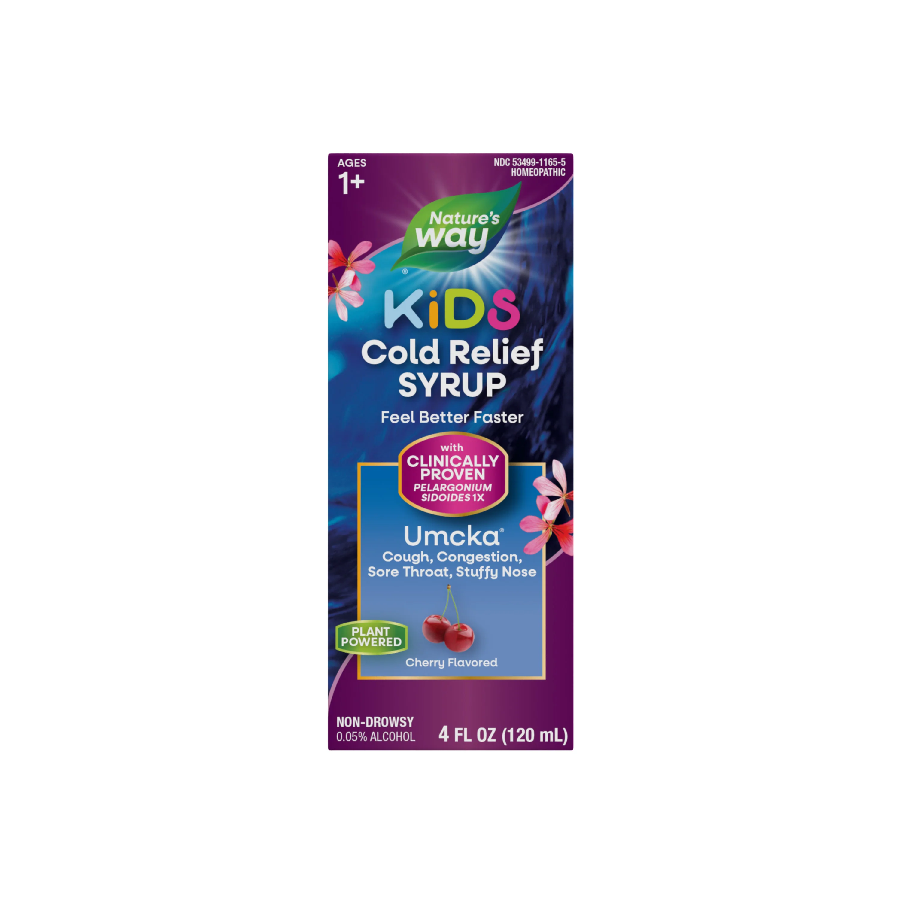 Certified Nature's Way Kids Cold Relief Syrup Next-Generation
