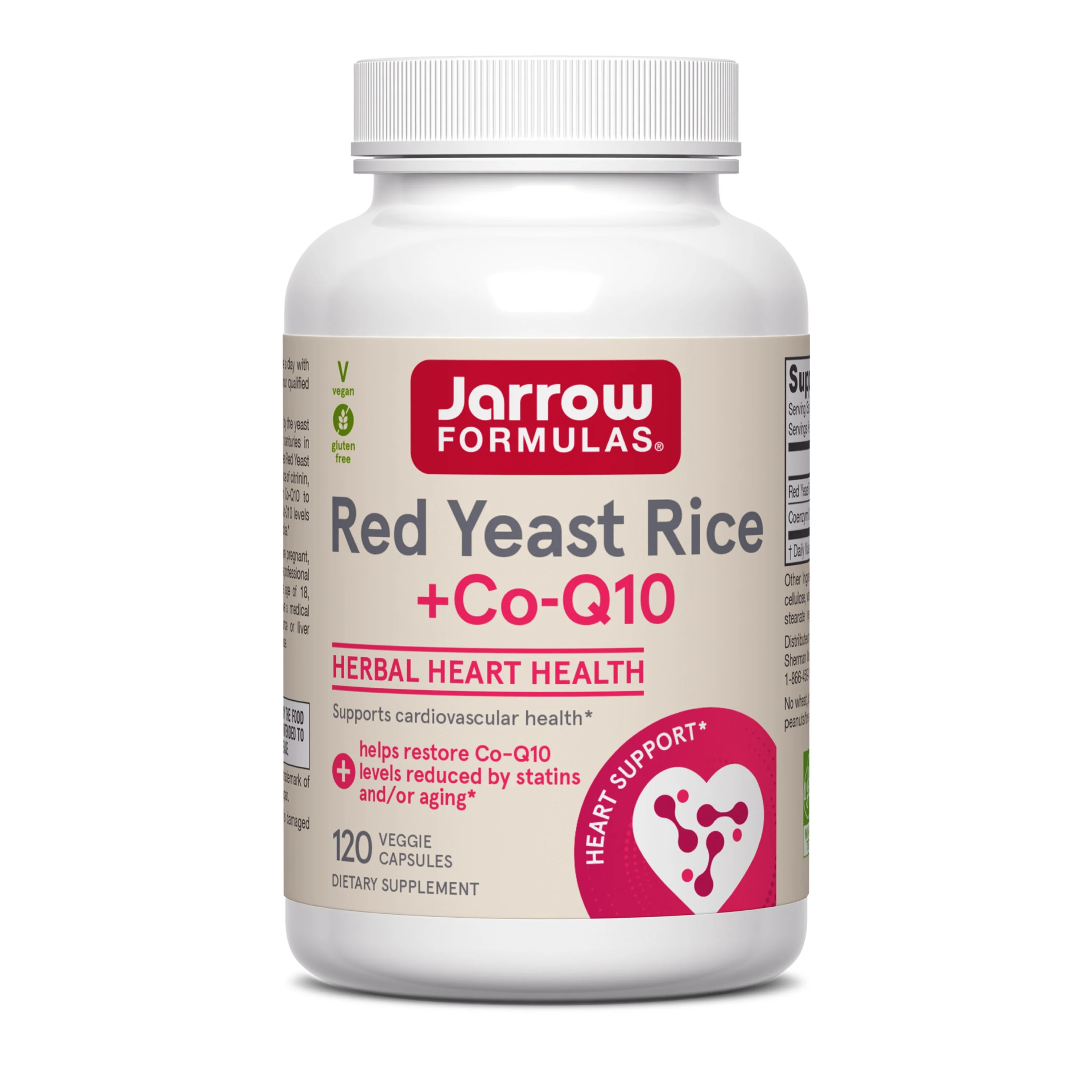 Breathable Jarrow Red Yeast Rice 1200mg Co-Q10 Original