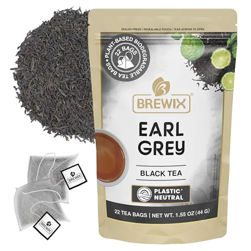 Smooth Earl Grey Tea Bags 22 Count Top-Quality