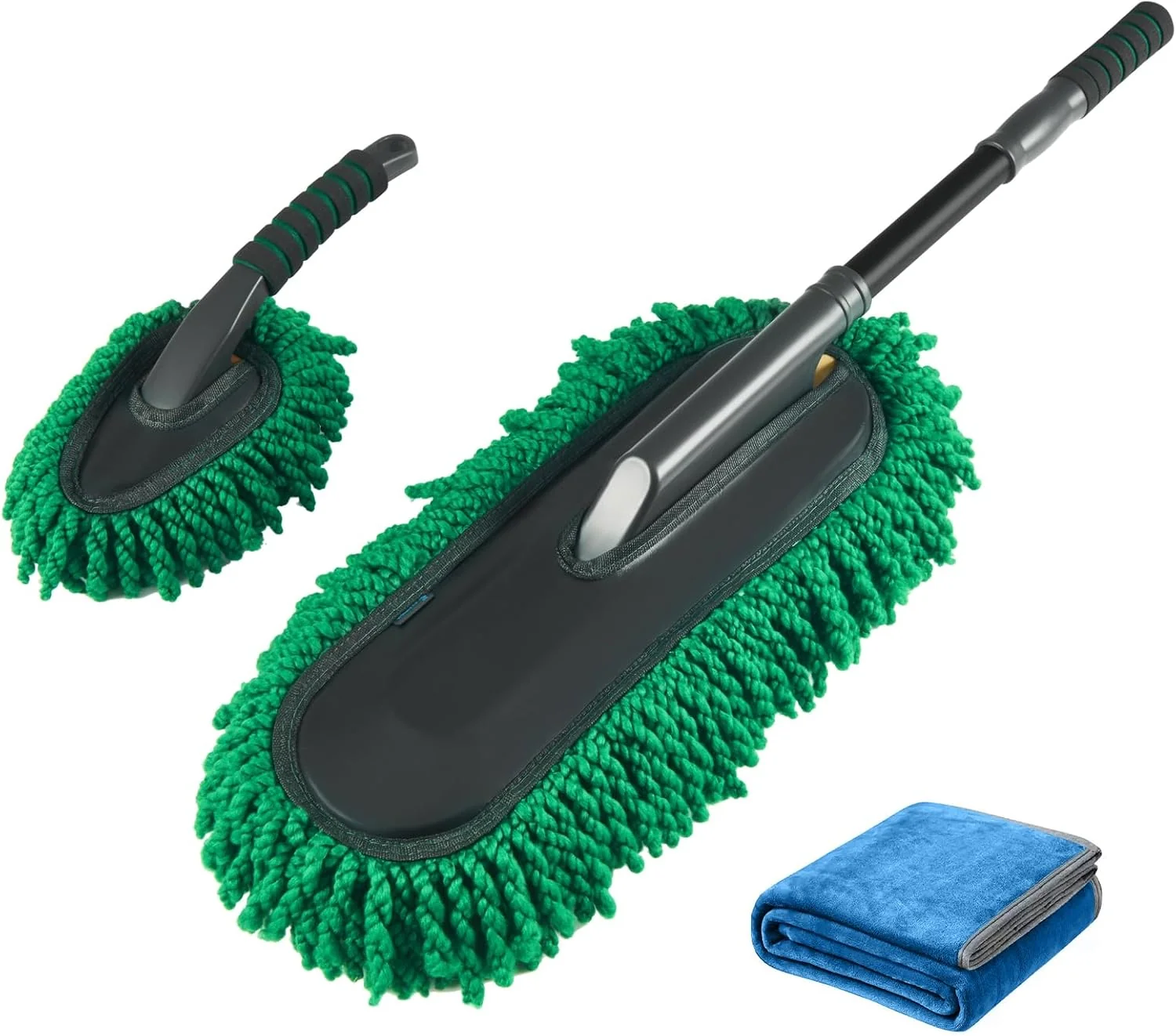 Official Florich Large Microfiber Car Duster Kit Extendable Car Duster Exterior Scratch Car Cleaning Brush Car Interior Detailing Kit Dependable