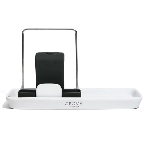Certified Grove Co. Sink Caddy Modern Stoneware Tray Set Responsible