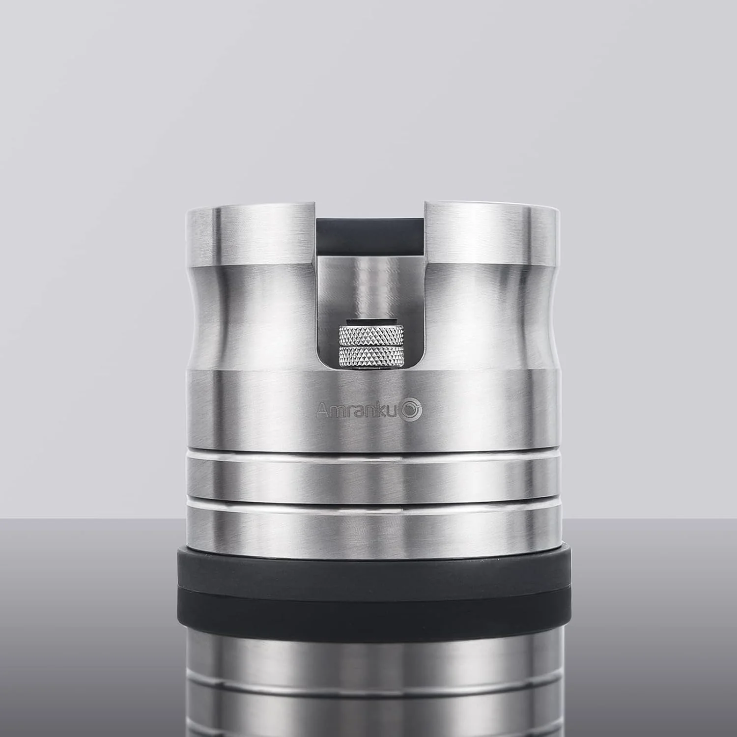 Luxury Portafilter Holder Crafted from Solid 304 Stainless Steel Espresso Tamping Station with Stable and Efficient Puck Preparation Non-Slip Base I for 54mm Espresso Machines Portafilter Recyclable