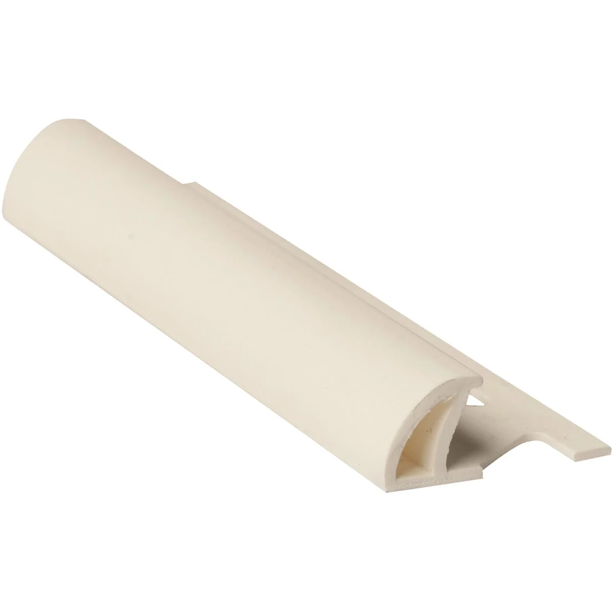 Consistent M-D Building Products 5 16 In. x 8 Ft. White Heavy-Duty Vinyl Tile Edging High-Quality