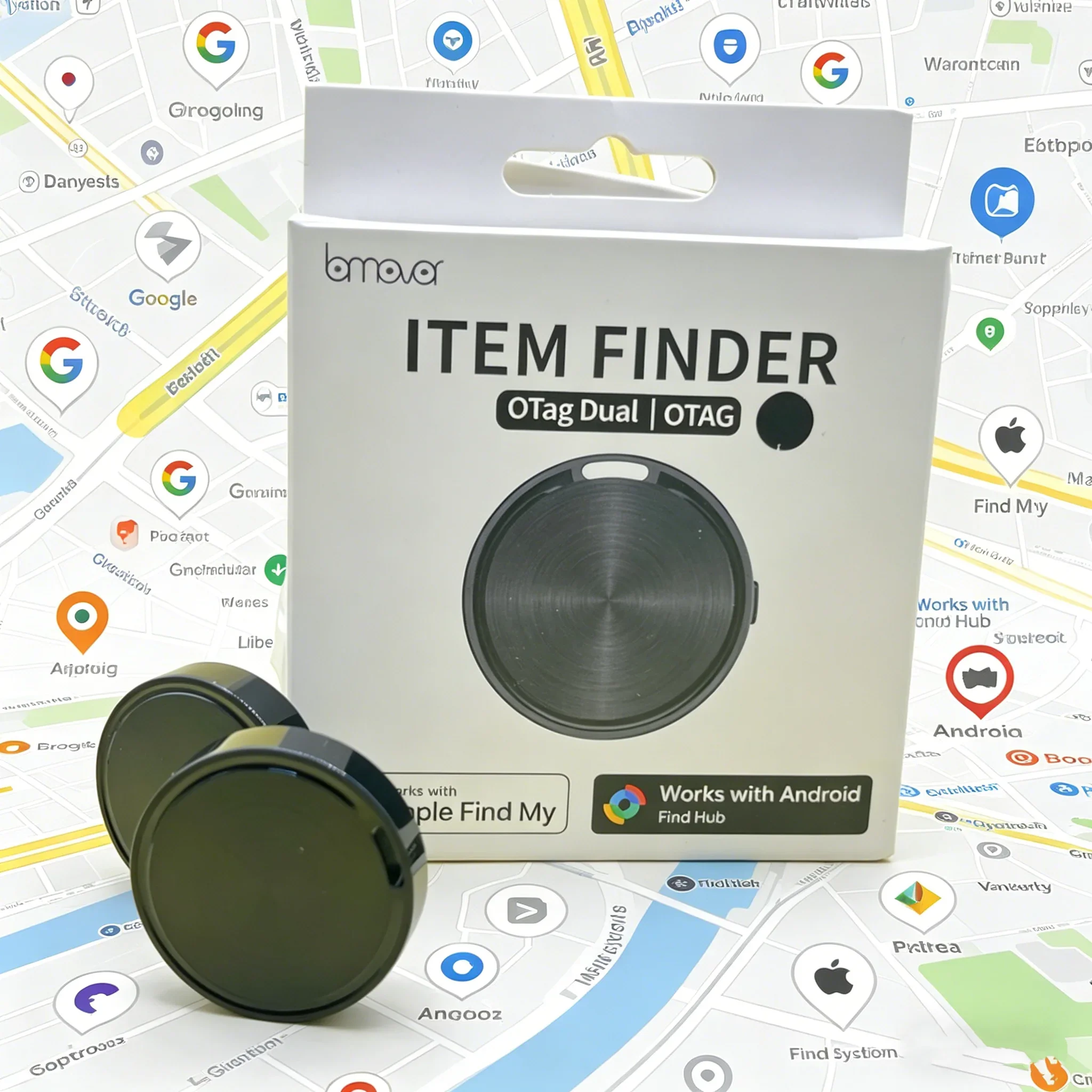 Refined F8 Smart Tracker — Works with Apple Find My Google Find My Trendy