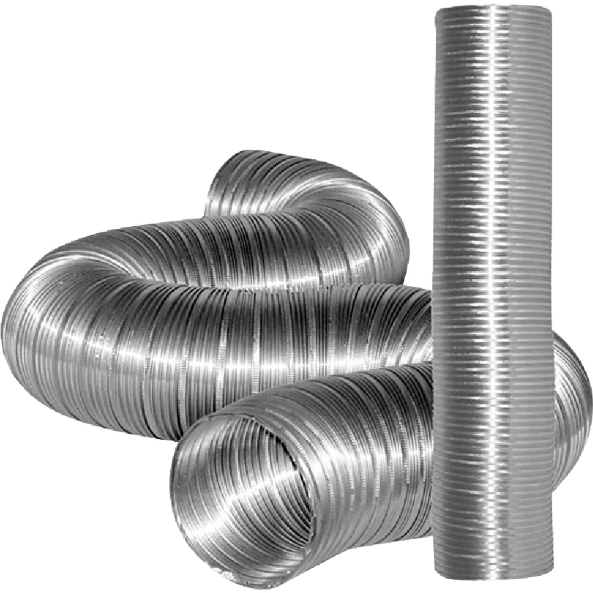 Verified Dundas Jafine 4 In. x 8 Ft. Aluminum Semi-Rigid Dryer Duct Lightweight