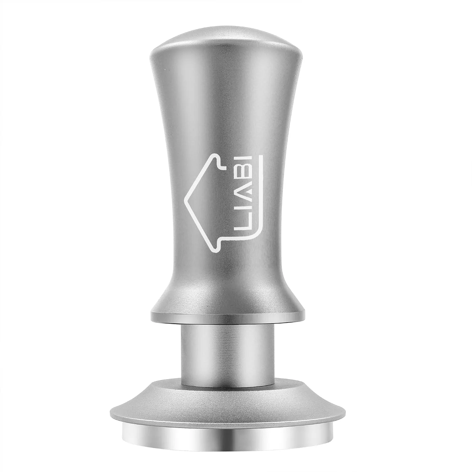 Sophisticated Espresso Coffee Tamper 58mm Premium Barista Coffee Tamper Tool with Stainless Steel Flat Base Tamper 2Springs Loaded Tamper for Espresso Machine Rancilio Gaggia Bottomless Portafilter Silver Outstanding