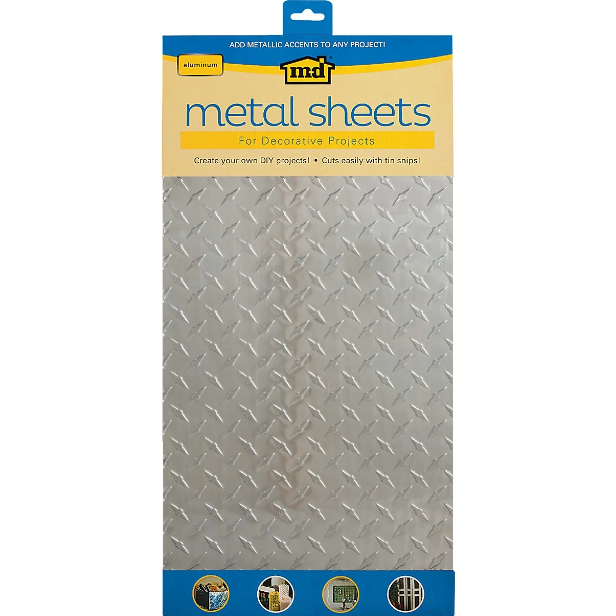 Trusted M-D 1 Ft. x 2 Ft. x .020 In. Diamond Tread Metal Sheet Stock Artisan