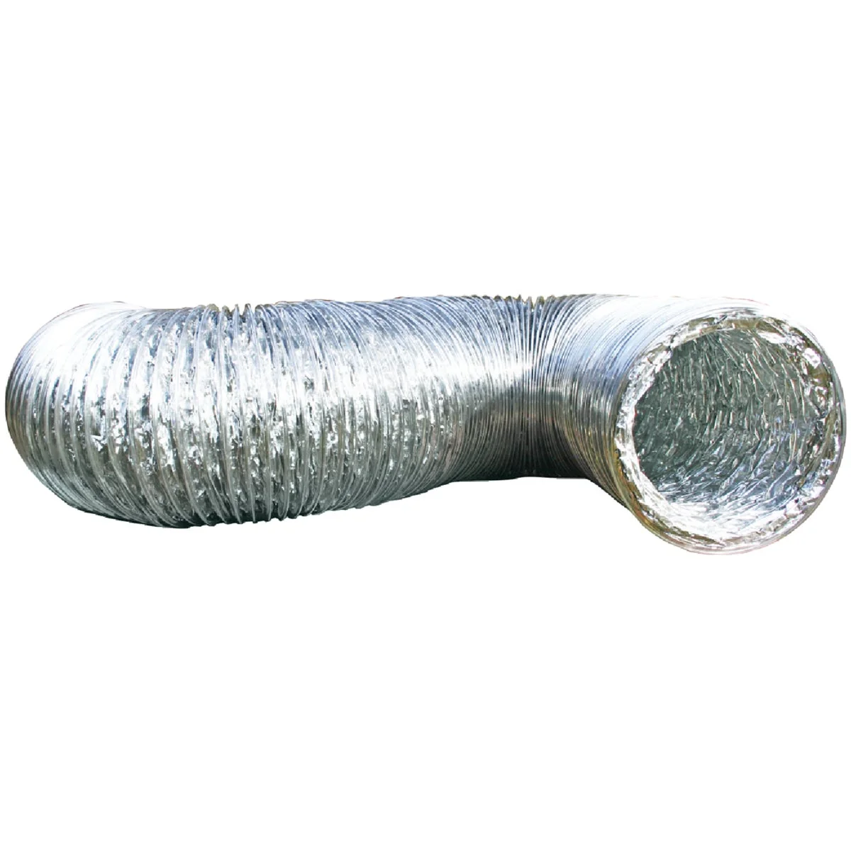 Carefully Designed Builders SilverDuct 4 In. x 5 Ft. Aluminum Polyester Flexible Transition Dryer Duct High-Quality