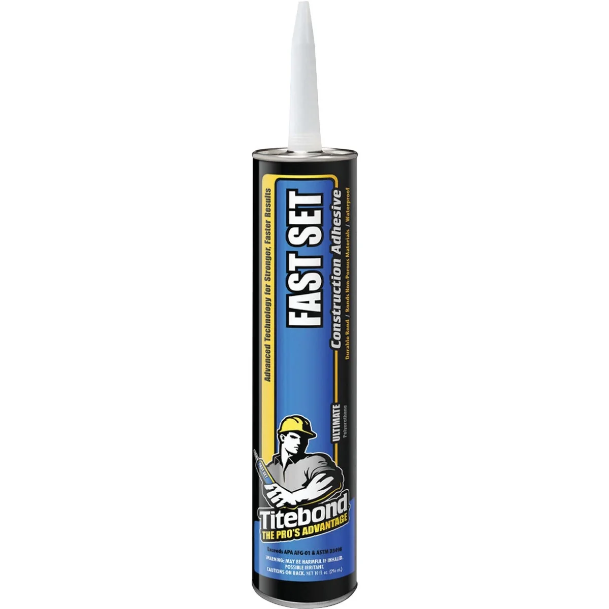 Consistent Titebond 10 Oz. Fast Set Construction Adhesive Verified