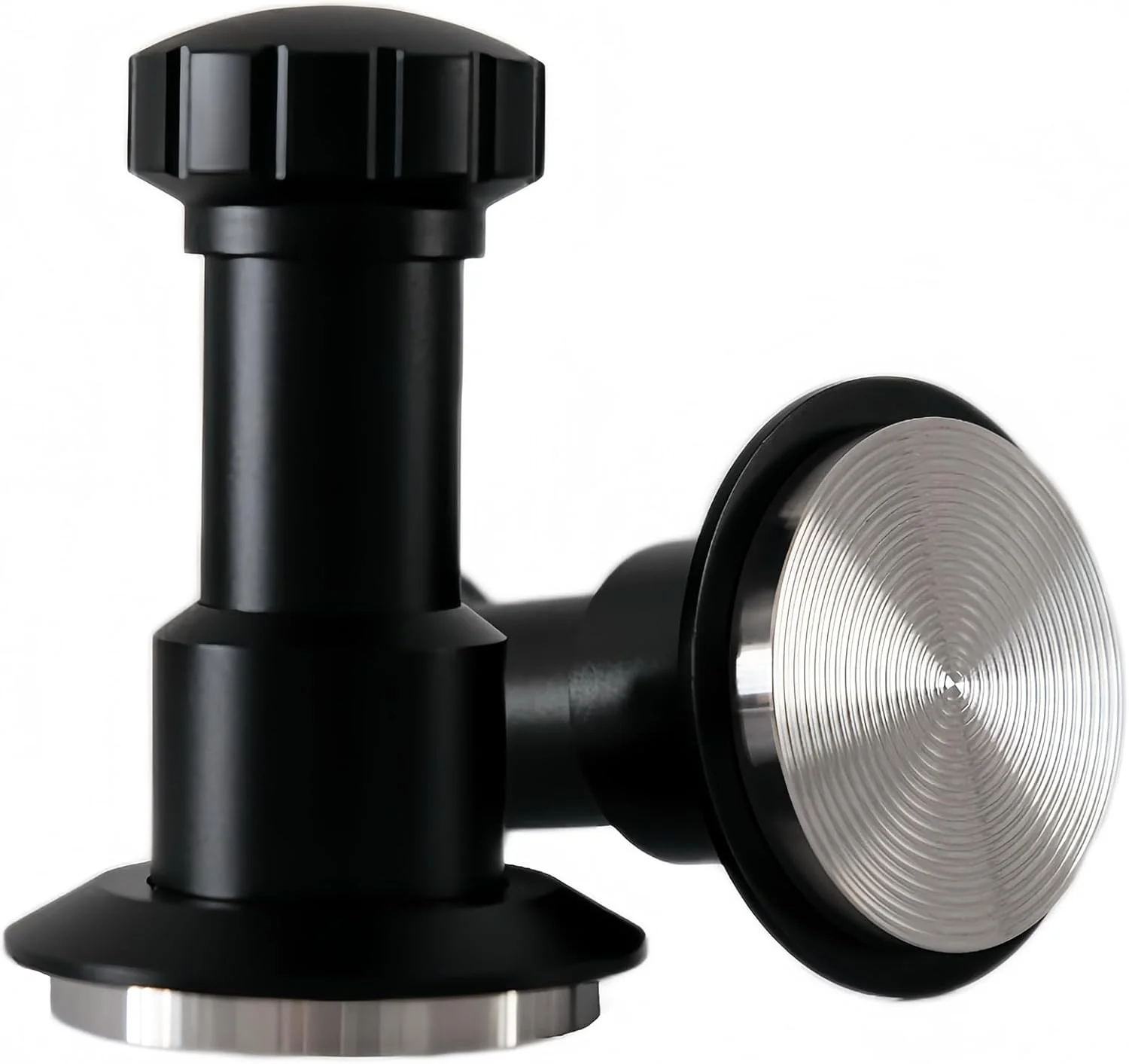 Professional Coffee Tamper 51mm Spring Loaded Espresso Tamper with 25lb 30lb 35lb Calibrated Springs Sound Feedback Ripple Base for Even Extraction Verified