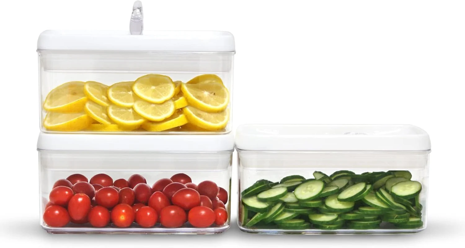 Professional Felli Flip Tite Food Storage Container with Lid 4 Rectangle Airtight Ring Flip Lock Top Reliable