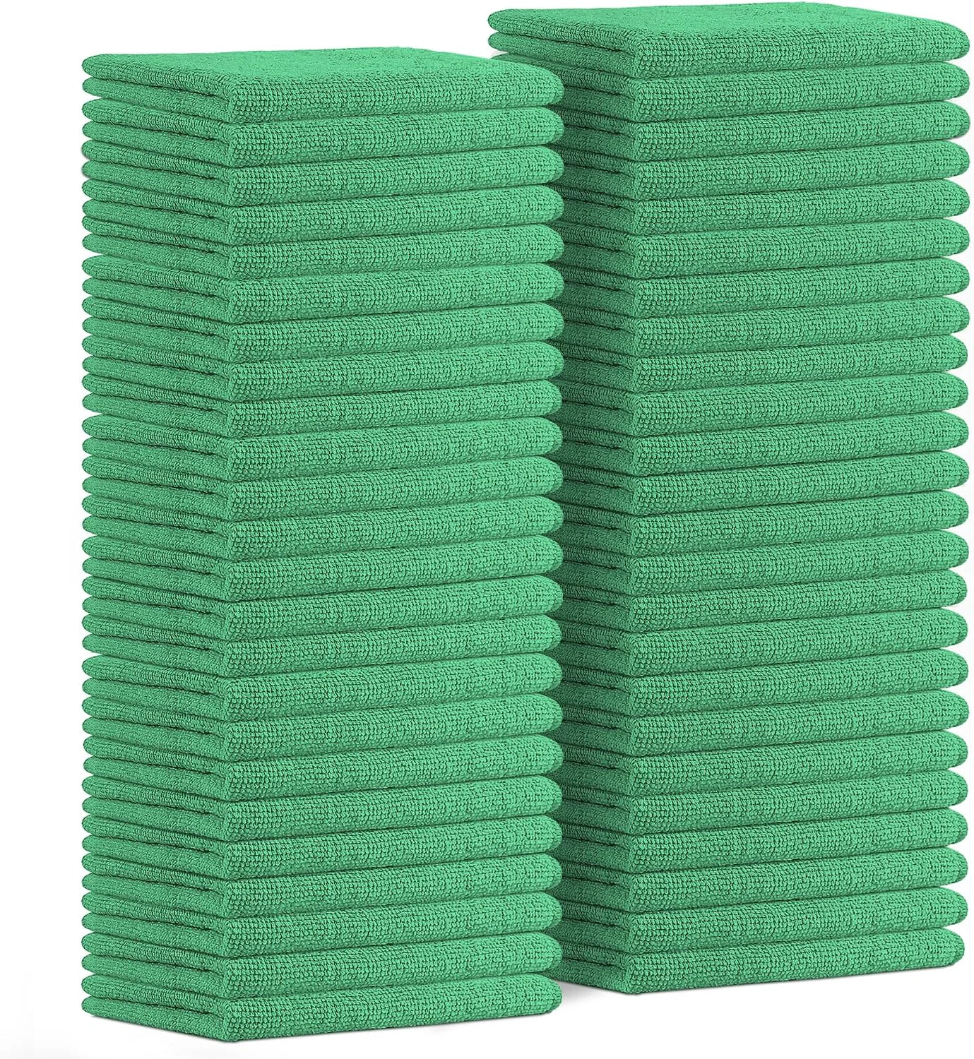 Smart Avalon Towels Microfiber Cleaning Cloths Value Pack of 48 - Size 16 x 16 Inches Highly Absorbent Cleaning Rags Lint Reusable and Washable Microfiber Towels for Cars Long-Lasting
