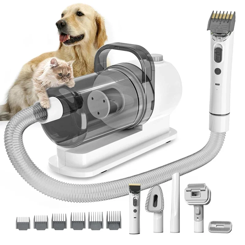 Professional 6-in-1 Pet Grooming Vacuum Kit 400W 2.5L Dust Cup Dogs Cats Trusted