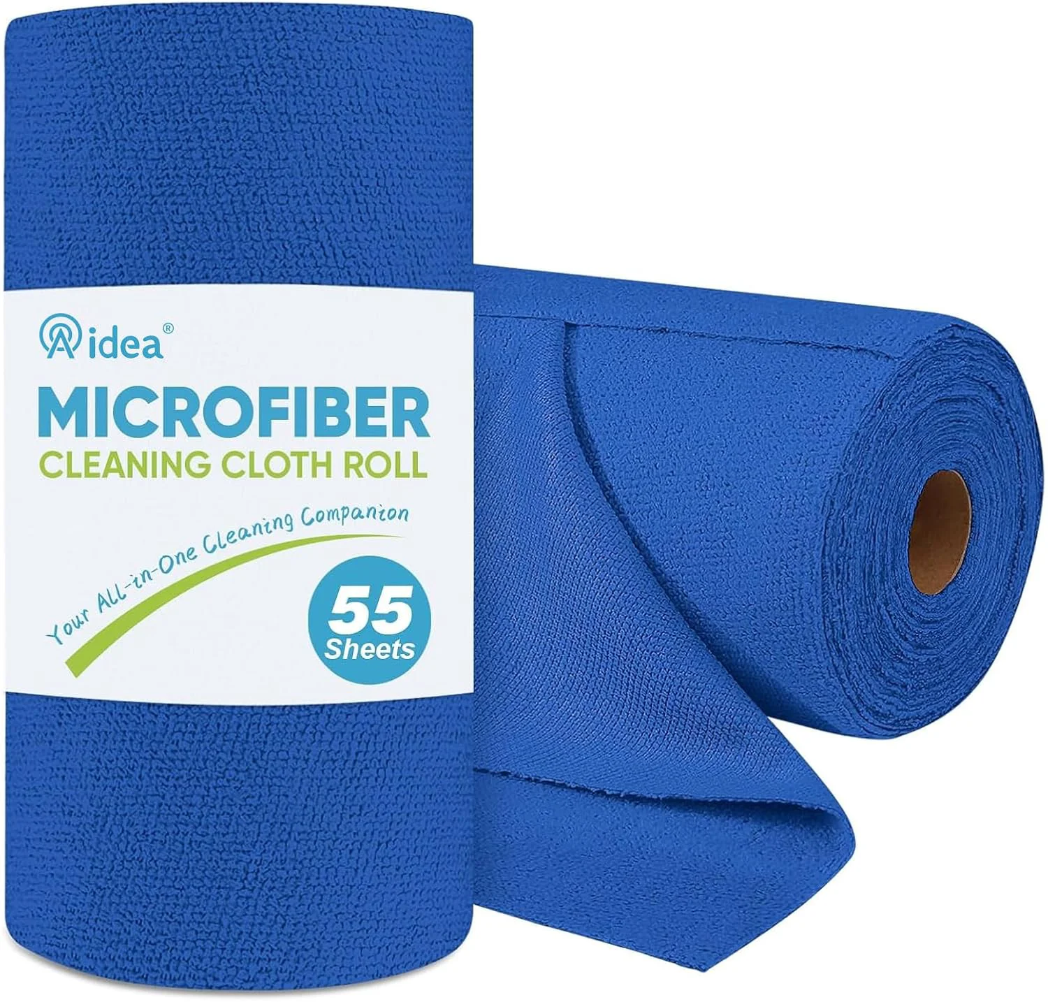 Functional AIDEA Microfiber Cleaning Cloth Roll-55 Sheets Cleaning Rags 11×9 First-Class