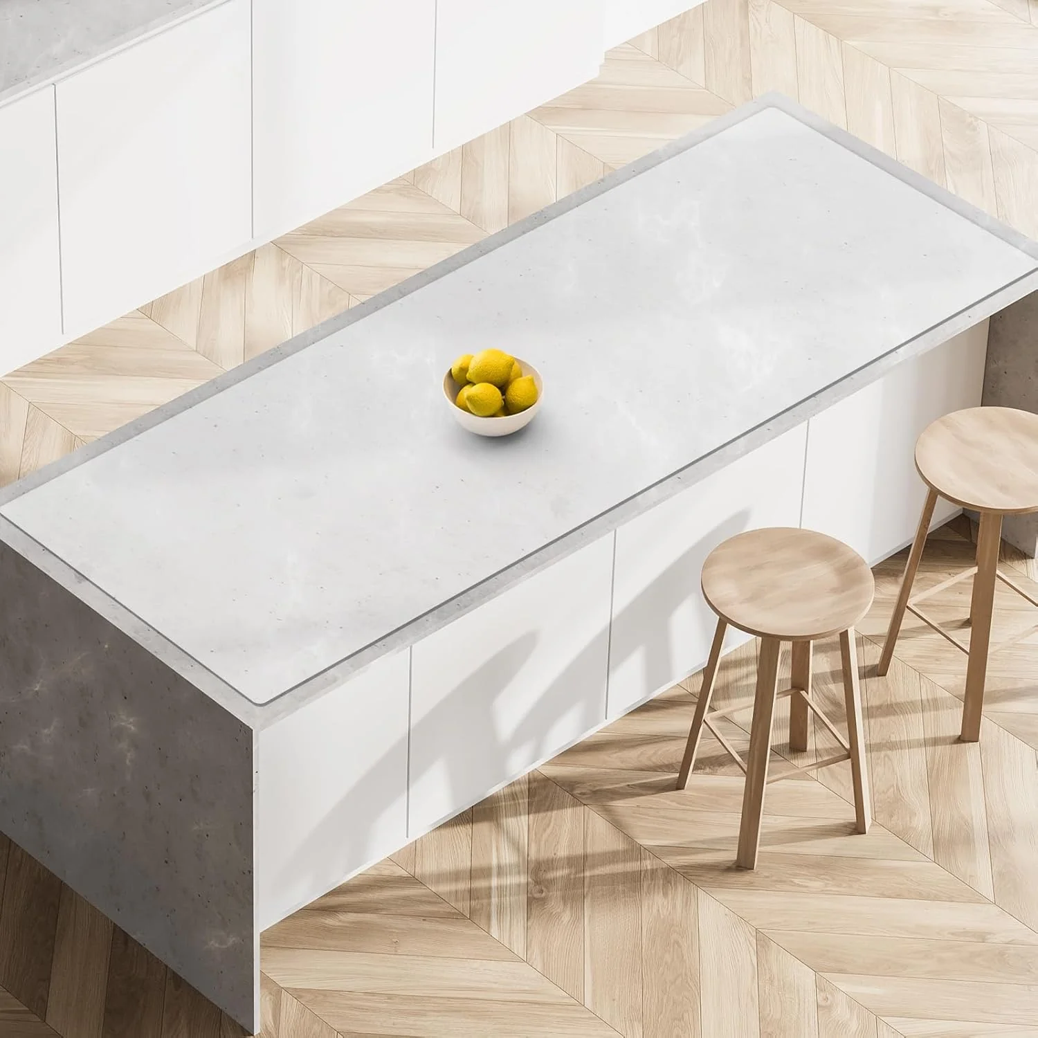 Flexible Ultibe Silicone Mats for Kitchen Counter 78.7''x23.6'' 200cmx60cm Largest Heat Resistant Counter Mat Kitchen Island Waterproof Thicken Non-Slip Authentic
