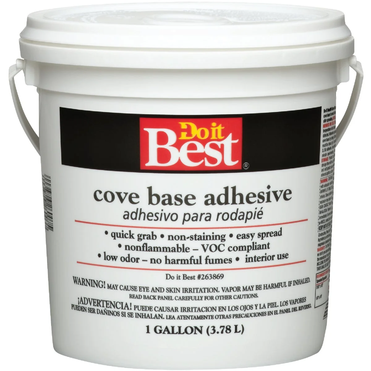 Consistent Do It 1 Gal. Buff Cove Base Adhesive Relaxed