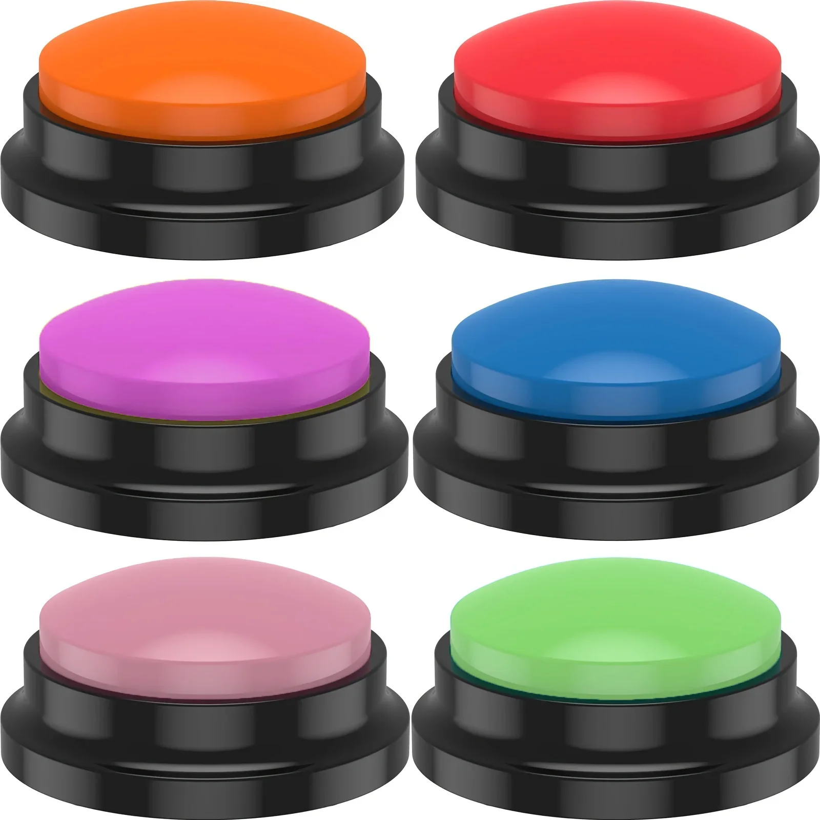 Detailed Bouton de communication pour animaux de compagnie - Buzzer vocal enregistrable pour l'entraînement des chiens et des chats Natural